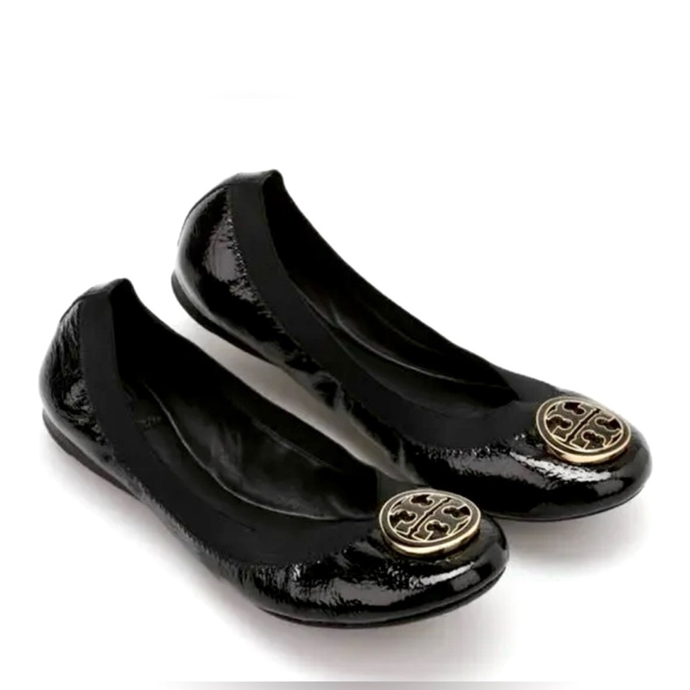 Tory Burch Caroline Patent Leather Ballet Flats Size 8.5